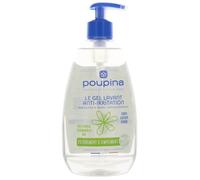 71300 Poupina Le Gel Lavant Bébé Anti-Irritation - Sans Sulfate Ni Savon - Hypoallergénique - Hamamélis - Corps Cheveux Visage - 97%