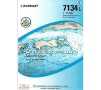 7134l iles chausey 1:15 000 - Collectif - Epshom - broché - Atlas / carte