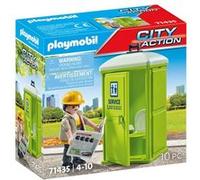 71435 Toilettes mobiles vert Multicolore G