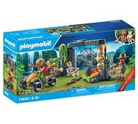 Playmobil 71454 - Explorateurs et ruine de la Jungle - Comprend 2 Personnages, Un Quad Tout Terrain, des ruines, Un Squelette et Un trésor Secret - Dès 4 Ans
