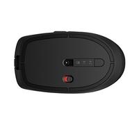 715 - Souris - multi-appareils, rechargeable - 7 boutons - sans fil, filaire - Bluetooth 3.0, 2.4 GHz - récepteur sans fil USB - noir