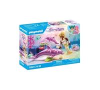 Playmobil Mermaid With Dolphins Construction Game Rose
