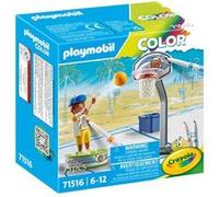 71516 Color - Joueur de basket avec panier Bleu G
