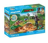 Playmobil Jouet 71526 Stégosaure et voleur d'œuf – Plus de 80% matériaux recyclés – Dès 4 ans