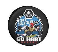 716 14 inch Roue De Secours Housse De Rangement Manger Dormir Go Kart Répéter Karting Motorsport Housse De Pneu De Voiture Souple Couvre Pneu Universelle Sac De Pneu pour Remorque Voiture Roue