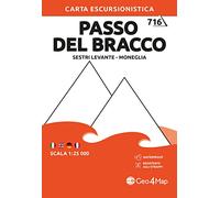 Passo del Bracco - Sestri Levante - Moneglia. Carta escursionistica 1:25.000