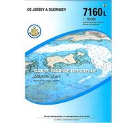 7160l de jersey a guernsey - - Collectif - Epshom - Atlas / carte