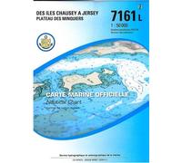 7161l des iles chausey a jersey plateau des minquiers - Collectif - Epshom - broché - Atlas / carte