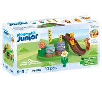 Playmobil Jouet 71694 Junior Disney – Winnie l'ourson & Tigrou Jardin d'abeilles, toboggan – 12 mois