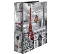 [7173-3] HERMA Lot de 3 Classeurs à Levier Carton A4 Dos de 70 mm Motif Paris
