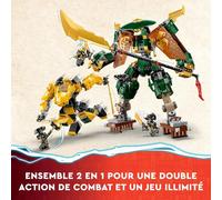 71794 LEGO Ninjago L'équipe de robots des Ninjas Lloyd et Arin