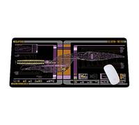 71810 Sci-Fi Control Console Display Desk Mat, Trekkie Trekker Grand tapis de souris pour bureau, tapis de souris gamer, tapis de souris pour ordinateur portable, tapis de jeu, accessoires