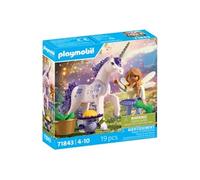 Playmobil Jouet Licorne Collection Lavande chanceuse avec fée, accessoires interchangeables 71843