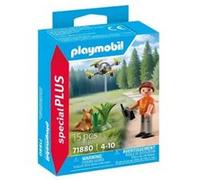 Playmobil Set de jeu Special Plus 71880 – Sauvetage d'un faon avec drone