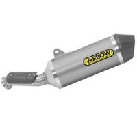 Arrow Race-tech Titanium With Carbon End Cap Ktm 790 Duke ´18-20 Not Homologated Muffler Argenté Not Homologated
