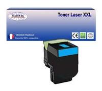71B20C0 - Toner compatible avec Lexmark CX317dn, CX417de, CX517de Cyan - 2 300 pages