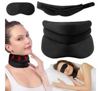 71Nmly Neck Support pour Ronfler,Collier Cervical Universel Réglable,Bandage de Cou pour Les Douleurs,Cervicorrect pour Le Ronflement,Soutien du Cou pour Le Sommeil,Soulager la Pression