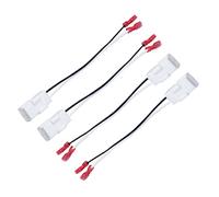 72-6514 Lot de 4 adaptateurs de haut-parleurs compatibles avec Dodge Chrysler Town & Country Dakota Ram Wrangler Voiture avant et arrière