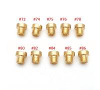 72-86 Kit De Gicleur Principal De Moto Pour Carburateur Dellorto, Buse D'injecteur, Filetage M6, Phbh, Phbl, Frd, Phf, Vhb, Vhsh, 6mm, Lot De 10 Pièces Nipseyteko®