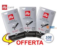 Dosette ESE illy Espresso Torréfaction Forte - 18 dosettes emballées individuellement