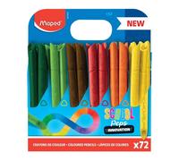 72 crayons de couleur - Assortiment - Schoolpack - School'peps Infinity - Maped