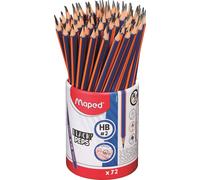¿ 72 Crayons Graphites Hb Navy Green ¿ Avec 47,2% De Matières Recyclées Et 19% De Matières D¿Origine Naturelle ¿ Pot 100% Recyclable