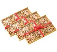 72 Étoiles en paille pour sapin de Noël Infactory