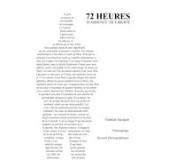 72 HEURES D’ABSENCE DE LIBERTÉ: Témoignage et recueil photographique