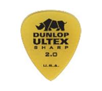 Jim Dunlop Médiators Ultex Sharp 433R200 – 2 mm – Sachet de 72