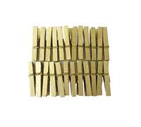 GRAINE CREATIVE 72 Mini Pinces à Linge dorées 3 cm