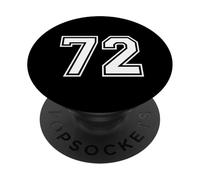 72, numéro Soixante-Douze, Sports d'équipe, Correspondance Graphique, Varsity PopSockets PopGrip Adhésif