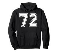72, numéro Soixante-Douze, Sports d'équipe, Correspondance Graphique, Varsity Sweat à Capuche