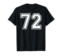 72, numéro Soixante-Douze, Sports d'équipe, Correspondance Graphique, Varsity T-Shirt