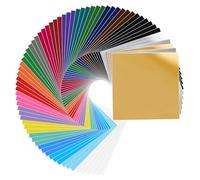 72 paquets de feuilles de vinyle adhésif, 30,48 x 30,48 cm, vinyle adhésif iImagine (brillant et mat) pour enseignes, Silhouette et toutes les machines de découpe