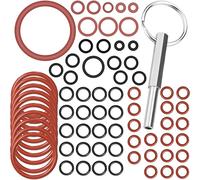 72 Pcs Clé À Tête Ovale, Clé Ovale Pour Les Machines, Outil de Réparation Machine à Café, avec Porte-Clés et Anneaux en Caoutchouc, pour Machine à Café, Machine à Café Ovale