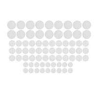 72 PCS Felt Plate Dividers, Thick Soft Washable Reusable Dish Storage Protectors Plate Separators Pads For Home Restaurant White