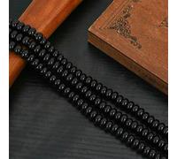 72 perles rondelles en cristal de verre de 5 x 8 mm, forme abaque, pour la création de bijoux (bracelets, colliers, boucles d'oreilles) - noir