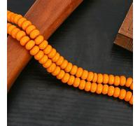 72 perles rondelles en cristal de verre de 5 x 8 mm, forme abaque, pour la création de bijoux (bracelets, colliers, boucles d'oreilles, accessoires) - orange