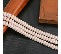 72 perles rondes en cristal de verre de 5 x 8 mm, forme abaque, pour la création de bijoux (bracelets, colliers, boucles d'oreilles, accessoires) - rose