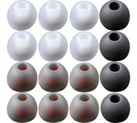 72 Pièces Embouts D'oreille de Rechange en Silicone, Forme Bol | Remplacement Facile, Tailles Adaptées, Écoute Musicale, pour Bureau et Personnel, Lot de Set de Pièces