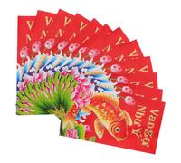 72 Pièces Enveloppes Rouges du Festival du Printemps Koi 2026 | Papier, Impression Vive et Résistante, pour Fêtes et Soirées D’entreprise, Préserve les Coutumes