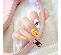 ?72 Pièces Faux Ongles?Patch De Manucure Amovible Armure Portable Ultra-Mince Fini Ongles De Ballet En Boîte Graffiti De Rue Manucure Faux Ongles
