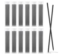 72 Pièces Mine Crayon Chantier 2,8 mm Recharges de Crayons de Charpentier Solides Remplacement Réutilisables Résistantes Recharges de Graphite Charpentier pour Dessin D'Architecte Croquis Marquage