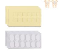 72 Pièces Ruban Adhésif pour Sonny Angel Hipper, Colle Double Face Pâte Adhésive Autocollants Transparents et Sécurisés pour Mini-Figurines Décoration DIY Amovibles et Sans Résidus
