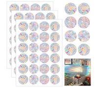 72 Pièces Suncatcher Sticker,Rainbow Prism Autocollant En Verre,Suncatcher Sticker Fenetre,Stickers Fenetre avec Effet Prisme per Chambre à Coucher,Salon,Fenêtres De Balcon,Vitrines,Portes Vitrées