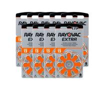 72 Rayovac Extra Taille 13 Auditifs 8Bl Pr48 1.45V Zinc-Air Neuf