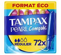 72 Tampons Compak Pearl Regular - Tampax