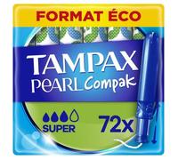 72 Tampons Compak Pearl Super - Tampax