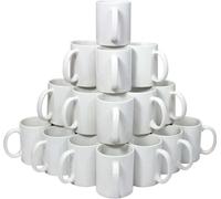 72 tasses blanches non imprimées Impression par transfert Presse à tasses Céramique