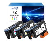 72 Tête d'impression pour HP 72(Noir/Jaune,Magenta/Cyan,Gris/Photo Noir | 72 Tête d'impression C9380A C9383A C9384A Compatible pour HP Designjet T610 T620 T790 T1120 1200 T1300 T2300